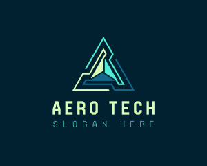 Pyramid Tech Developer logo design