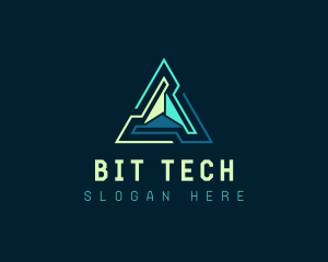 Pyramid Tech Developer logo design