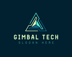 Pyramid Tech Developer logo design