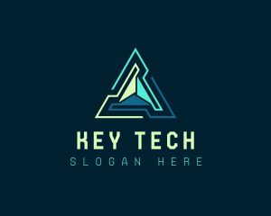 Pyramid Tech Developer logo design