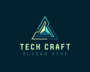 Developer - Pyramid Tech Developer logo design