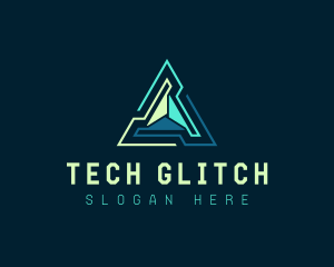 Pyramid Tech Developer logo design