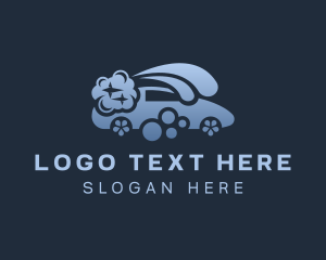 Clean - Water Car Cleaning logo design