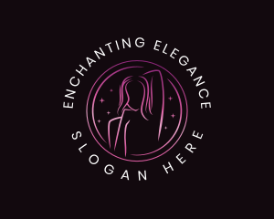 Alluring - Woman Fashion Spa logo design