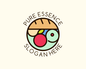 Ingredient - Bread Fruit Grocery logo design