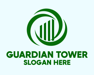 Eco Friendly Tower logo design