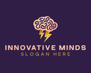 Genius - Brainstorm Mind Psychology logo design