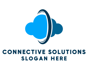 Communication - Parallel Cloud Communication logo design