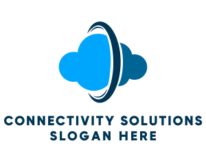 Communication - Parallel Cloud Communication logo design