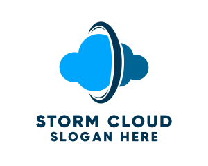 Parallel Cloud Communication logo design