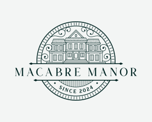 House Real Estate Mansion logo design