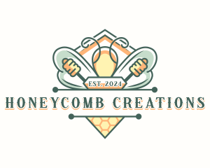 Bee Hive Apiary logo design