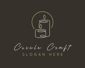 Candle Light Spa logo design