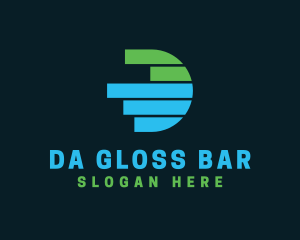 Bar App Letter D logo design