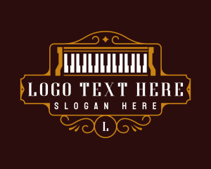 Classical - Music Piano Instrument logo design