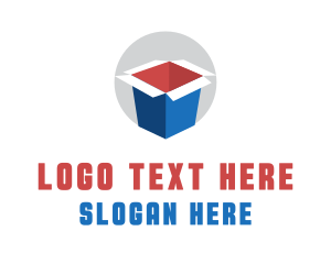 Logistics - Open Box Business logo design