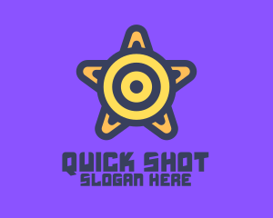 Shoot - Target Star Shield logo design