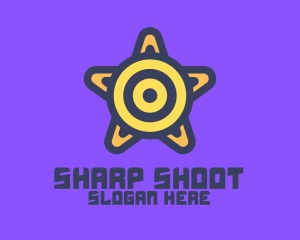 Shoot - Target Star Shield logo design