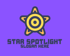 Target Star Shield logo design