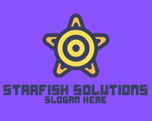 Starfish - Target Star Shield logo design