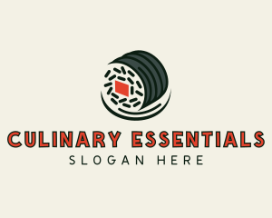 Sushi Dining Gourmet logo design