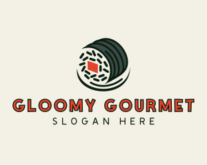 Sushi Dining Gourmet logo design