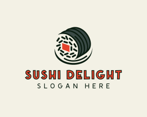 Sushi Dining Gourmet logo design