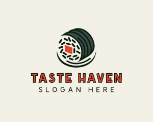 Sushi Dining Gourmet logo design