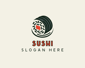 Sushi Dining Gourmet logo design