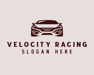 Sedan Racing Car logo design