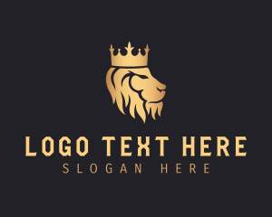 King - King Lion Crown logo design