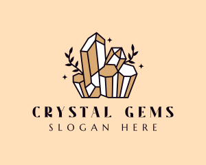 Mystic Nature Crystals logo design