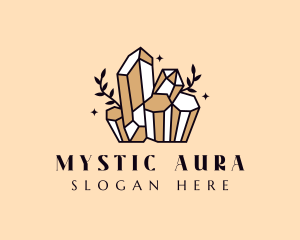 Mystic Nature Crystals logo design