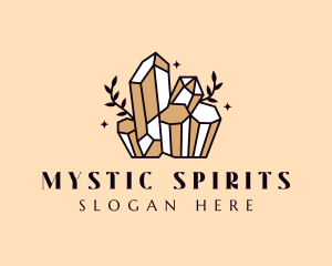 Mystic Nature Crystals logo design