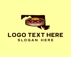 Steamed Crab - Steamed Crab Maryland logo design