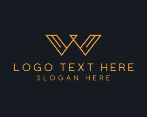 Interior Design - Generic Company Letter W logo design
