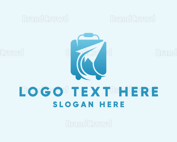 Paper Plane Luggage Logo