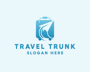 Baggage - Paper Plane Luggage logo design