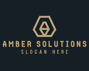 Construction Firm Letter A logo design