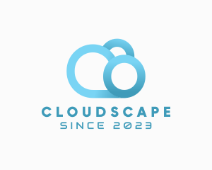 Modern Cloud Software  logo design