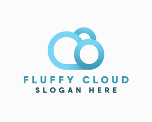 Modern Cloud Software  logo design