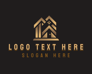 Residential - Deluxe Home Roofing logo design