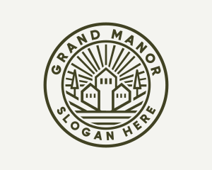 Mansion - Provincial Home Mansion logo design