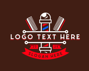Wordmark - Barber Styling Comb logo design