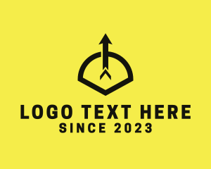 Power - Logistics Arrow Technology logo design
