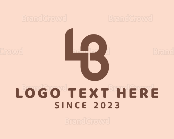 Beauty Letter LB Monogram Logo