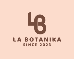Beauty Letter LB Monogram logo design