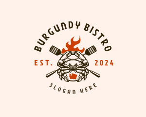 Seafood Crab Grill logo design