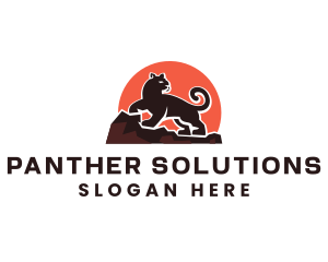 Panther - Wild Panther Animal logo design