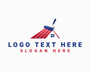 Paint - Roof Painting Refurbish logo design